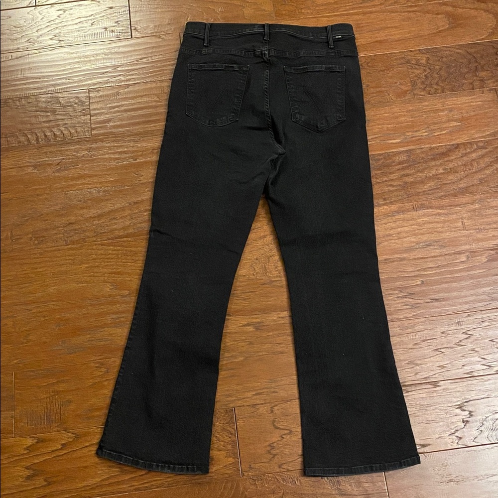 VGUC MOTHER Black Flare Jeans Size 31 - Picture 2 of 7
